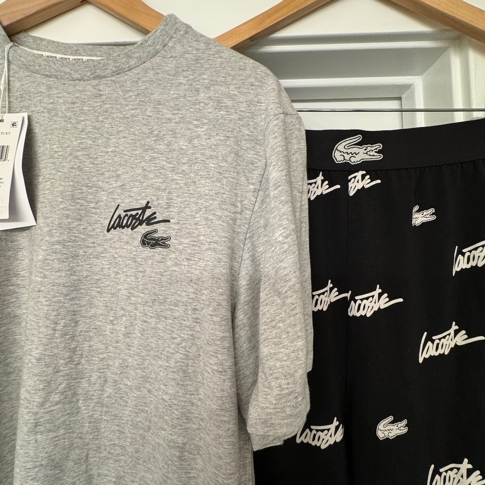 Lacoste Pajamas SET SleepWear NWT Men's / Unisex